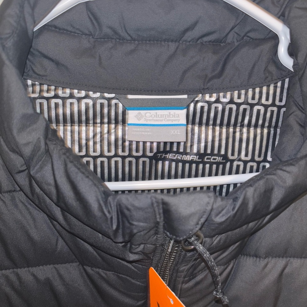 Columbia Men's Dark Gray Puffer Jacket - Picture 2 of 4